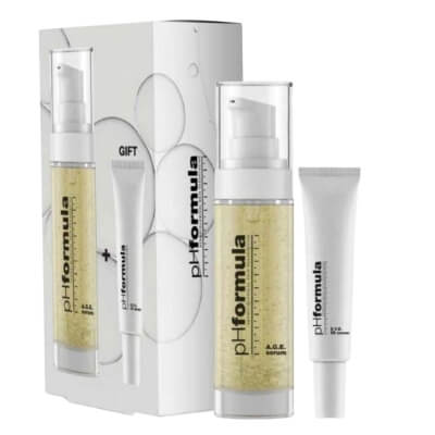 pHformula AGE Serum + Eye Lift Serum ZESTAW Aktywne serum przeciwstarzeniowe 36 ml + Innowacyjne serum pod oczy 15 ml