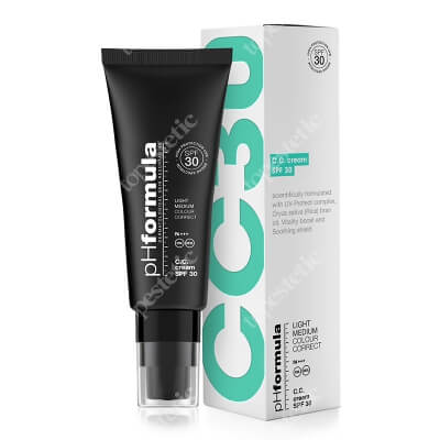 pHformula C.C. Cream SPF 30 PA+++ Light Medium Krem barwiony ochronny z witaminą C 50 ml