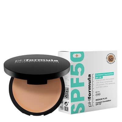 pHformula Compact Foundation SPF 50+ Podkład kompaktowy (kolor Medium Plus) 10 g