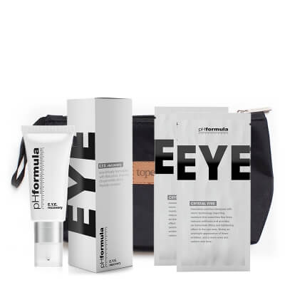 pHformula Crystal Eyes x 2 + Eye Recovery ZESTAW Płatki pod oczy na noc 2 szt x 2 + Krem pod oczy liftingująco-napinający 20 ml + Kosmetyczka 1szt