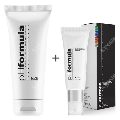 pHformula Neck Recovery + EXFO Cleanse ZESTAW Aktywny krem pielęgnujący skórę szyi i dekoltu 30 ml + Emulsja oczyszczająca 200 ml