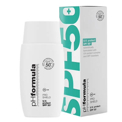 pHformula Pro Shield U.V. Protect SPF 50+ Bardzo wysoka ochrona o szerokim spektrum UVA/UVB 50 ml