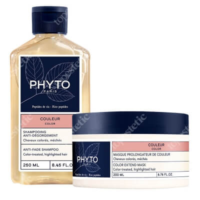 Phyto Color Hair Protect ZESTAW Szampon chroniący kolor 250 ml + Maska przedłużająca trwałość koloru 200 ml