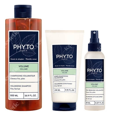 Phyto Max Volume ZESTAW Szampon 500 ml + Odżywka 175 ml + Spray zwiększający objętość 150 ml