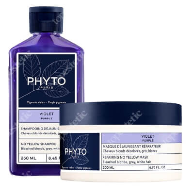 Phyto No Yellow Set ZESTAW Szampon 250 ml + Maska 200 ml