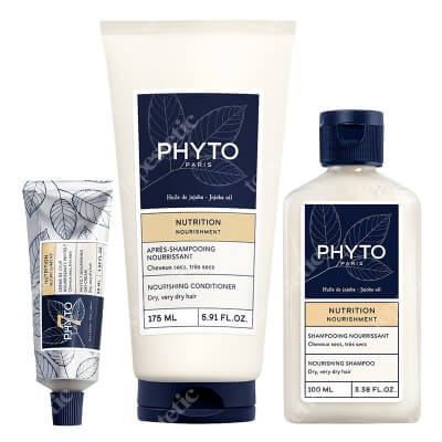 Phyto Nutrition Set ZESTAW Szampon 100 ml + Krem nawilżający do włosów 50 ml + Odżywka do włosów 175 ml