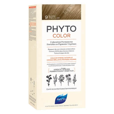 Phyto PhytoColor Farba do włosów - bardzo jasny blond (kolor 9 Blond Tres Clair) 1 szt
