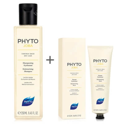 Phyto Phytojoba Set ZESTAW Szampon nawilżający 250 ml + Maska intensywnie nawilżająca 150 ml