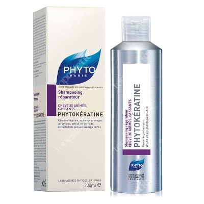Phyto Phytokeratine Shampoo Szampon odbudowujący 200 ml