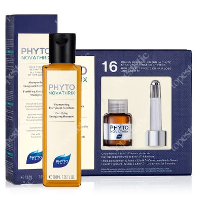 Phyto Phytonovatrix Set ZESTAW Kuracja przeciw wypadaniu włosów 12x3,5 ml + Wzmacniający szampon energetyzujący 200 ml