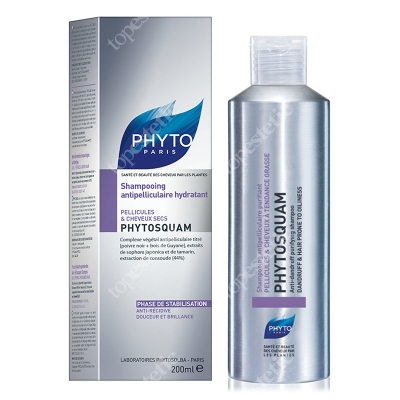 Phyto Phytosquam Shampoo Oczyszczający szampon przeciwłupieżowy - włosy tłuste 200 ml