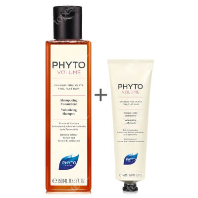 Phyto Phytovolume Set ZESTAW Szampon nadający włosom objętość 250 ml + Maska nadająca włosom objętość 150 ml