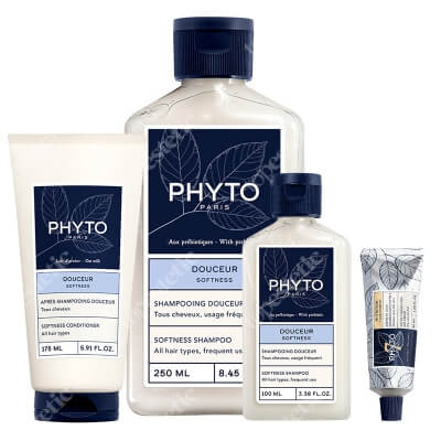 Phyto Super Soft Hair ZESTAW Odżywka 175 ml + Delikatny szampon 100 ml + 250 ml + Krem nawilżający 50 ml