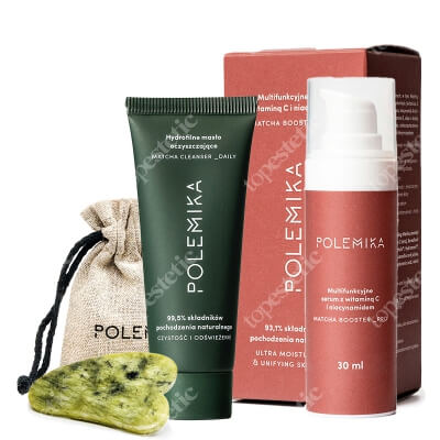 Polemika Jadeit + Booster Pro Serum + Mini masło GRATIS ZESTAW Płytka jadeitowa 1 szt + Multifunkcyjne serum 30 ml + Mini masło 25 ml