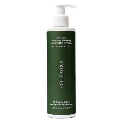Polemika Matcha Wash Daily Botaniczny żel myjący z matchą i prebiotykami 230 ml