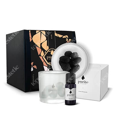 Purite Gift Set KAIROS ZESTAW Zestaw do aromaterapii 190 g + Olejek KAIROS 15 ml