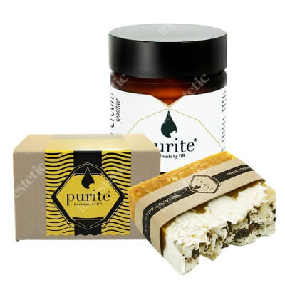 Purite Sensitive Cream Deodorant + Shampoo Bars + Soap Hokkaido Pumpkin ZESTAW Dezodorant w kremie 30 ml + Szampon w kostce 130g + Mydło - Dynia Hokkaido 100 g