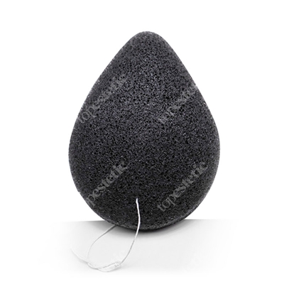 Purito Bamboo Charcoal Konjac Sponge Gąbka konjac z bambusowym węglem drzewnym 1 szt.