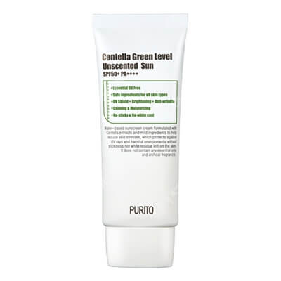 Purito Centella Green Level Unscented Sun SPF 50 + PA ++++ Bezzapachowy krem przeciwsłoneczny 60 ml