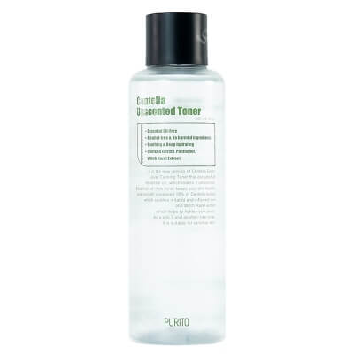 Purito Centella Unscented Toner Bezzapachowy toner z ekstraktem z wąkroty azjatyckiej 200 ml