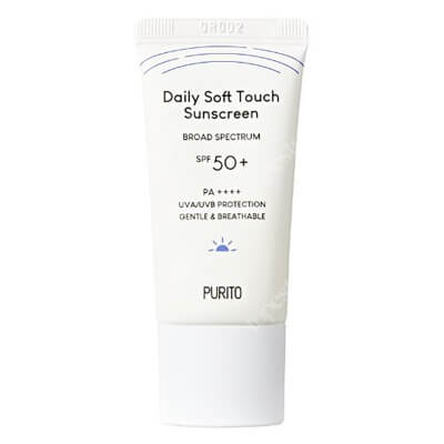 Purito Daily Soft Touch Sunscreen Travel SPF 50+ PA++++ Krem przeciwsłoneczny z ceramidami 15 ml