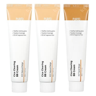 Purito Favorite Colour BB ZESTAW Krem BB cica (23 Natural Beige) 30 ml x 2 + Krem BB (27 Sand Beige) 30 ml