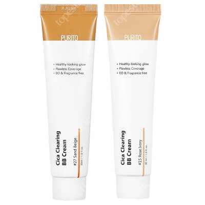 Purito Mix Colour ZESTAW Krem BB (15 Rose Ivory) 30 ml + Krem BB (27 Sand Beige) 30 ml