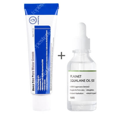 Purito Hydra Set ZESTAW Nawilżający olejek 30 ml + Nawilżający krem na bazie wody morskiej 50 ml