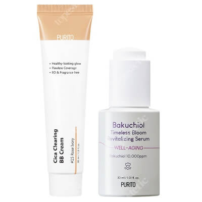 Purito Revitalizing Serum And BB Cream ZESTAW Serum 30 ml + Krem BB (15 Rose Ivory) 30 ml