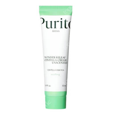 Purito Seoul Wonder Releaf Centella Cream Unscented Bezzapachowy krem z ekstraktem z wąkroty azjatyckiej 50 ml