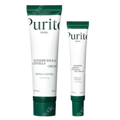 Purito Seoul Wonder Releaf Centella Set ZESTAW Krem do twarzy 50 ml + Krem do pielęgnacji okolicy oczu 30 ml