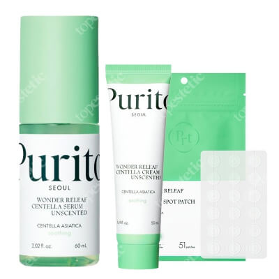 Purito Seoul Your Way To Beauty Skin ZESTAW Serum 60 ml + Krem 50 ml + Plastry do stosowania punktowo 51 szt
