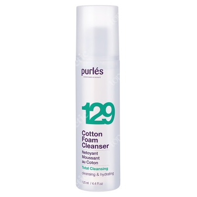 Purles 129 Cotton Foam Cleanser Pianka myjąca z wyciągiem z bawełny 125 ml