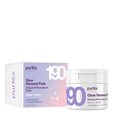 Purles 190 Glow Renewal Pads Płatki do twarzy tonizująco-złuszczające 50 szt