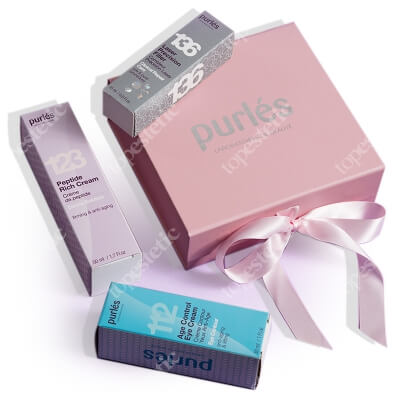 Purles Anti-Aging Set 2020 ZESTAW Krem na okolice oczu 30 ml + Odżywczy krem peptydowy 50 ml + Wypełniacz zmarszczek 15 ml