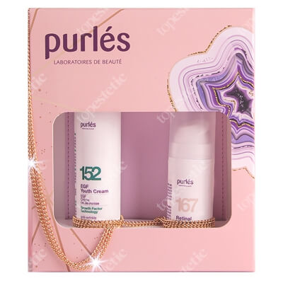 Purles X-Mas Box II ZESTAW Krem młodości 50 ml + Serum na noc z retinalem 30 ml + Etui na telefon 1 szt