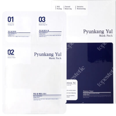 Pyunkang Yul 3 Step Mask Pack 3 etapowa maska o działaniu złuszczającym 1 szt.