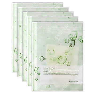 Pyunkang Yul Calming Mask x 5 ZESTAW Maseczka na płachcie łagodząco-kojąca 1 szt x 5