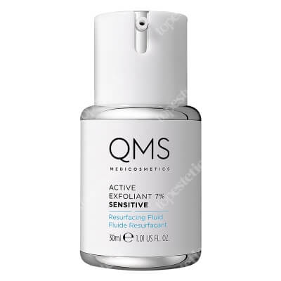 QMS 7% AHA Active Fluid Peeling złuszczający 7% AHA z kwasem hialuronowym dla skór wrażliwych 30 ml