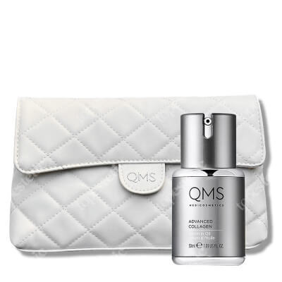 QMS Advanced Collagen Serum in Oil + Exclusive Cosmetig Bag ZESTAW Kolagenowe serum w oleju 30 ml + Kosmetyczka 1 szt