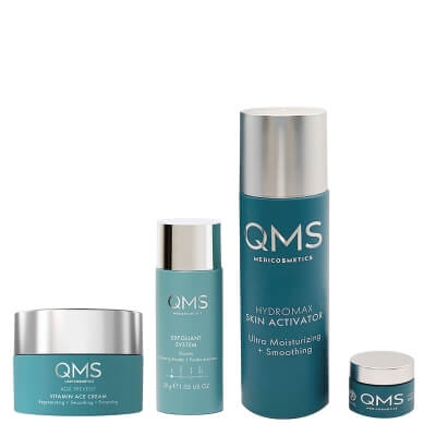 QMS Age Prevent Set ZESTAW Krem z witaminami ACE 50 ml + Maska w biopłacie 4 szt + Enzymatyczny peeling w pudrze 30 g GRATIS