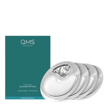 QMS Hydromax Collagen Eye Pads Płatki kolagenowe z kwasem hialuronowym 4x3,3 ml
