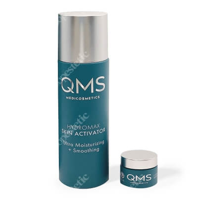 QMS Hydromax Skin Activator Sheet Mask Nawilżająca maska w biopłacie z kolagenem i kwasem hialuronowym 4 szt