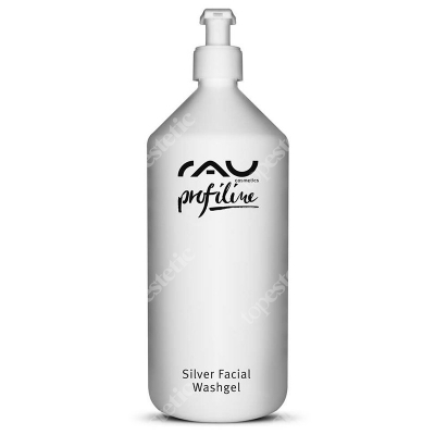 RAU Cosmetics Silver Facial Washgel Profiline Żel oczyszczający z nanosrebrem i babką lancetowatą 1000 ml