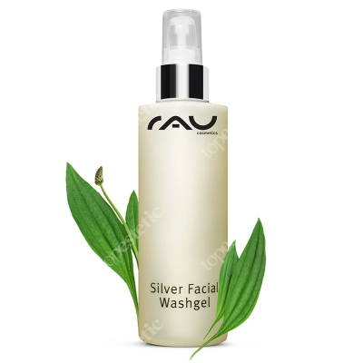 RAU Cosmetics Silver Facial Washgel Żel oczyszczający z nanosrebrem i babką lancetowatą 200 ml