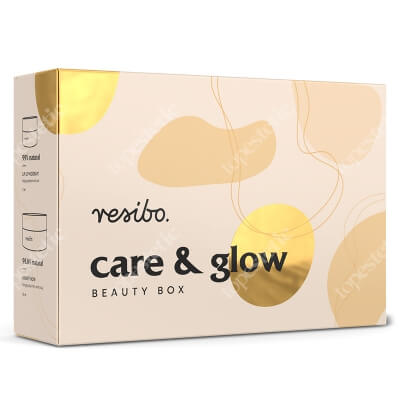 Resibo Beauty Box Care and Glow ZESTAW Korygujący Krem pod oczy 15 ml + Kojący balsam do ust 7 ml