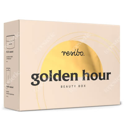 Resibo Beauty Box Golden Hour ZESTAW Krem liftingujący 50 ml + Świeca sojowa 30 g