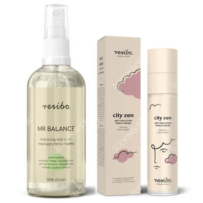 Resibo City Action Set ZESTAW Tonik - mgiełka 100 ml + Aktywny krem miejski 50 ml