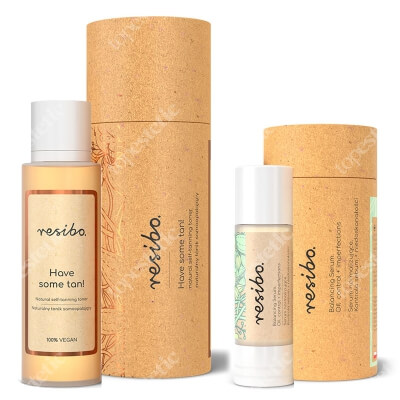 Resibo Have Some Tan + Balancing Serum ZESTAW Naturalny tonik samoopalający 100 ml + Serum normalizujące 30 ml