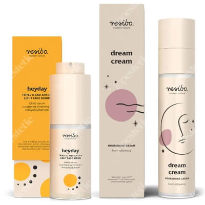 Resibo Heyday + Dream Cream ZESTAW Serum z potrójną witaminą C 30 ml + Krem odżywczy 50 ml